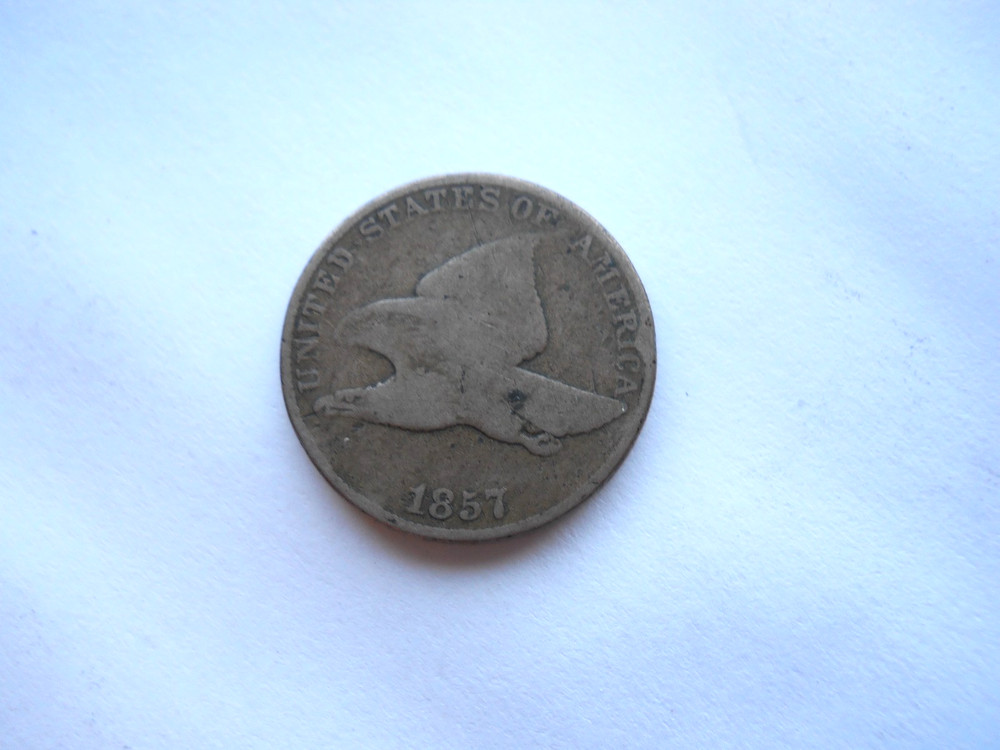1857 Flying Eagle Cent- Semi Key / Better Date ~ 169 Years Old