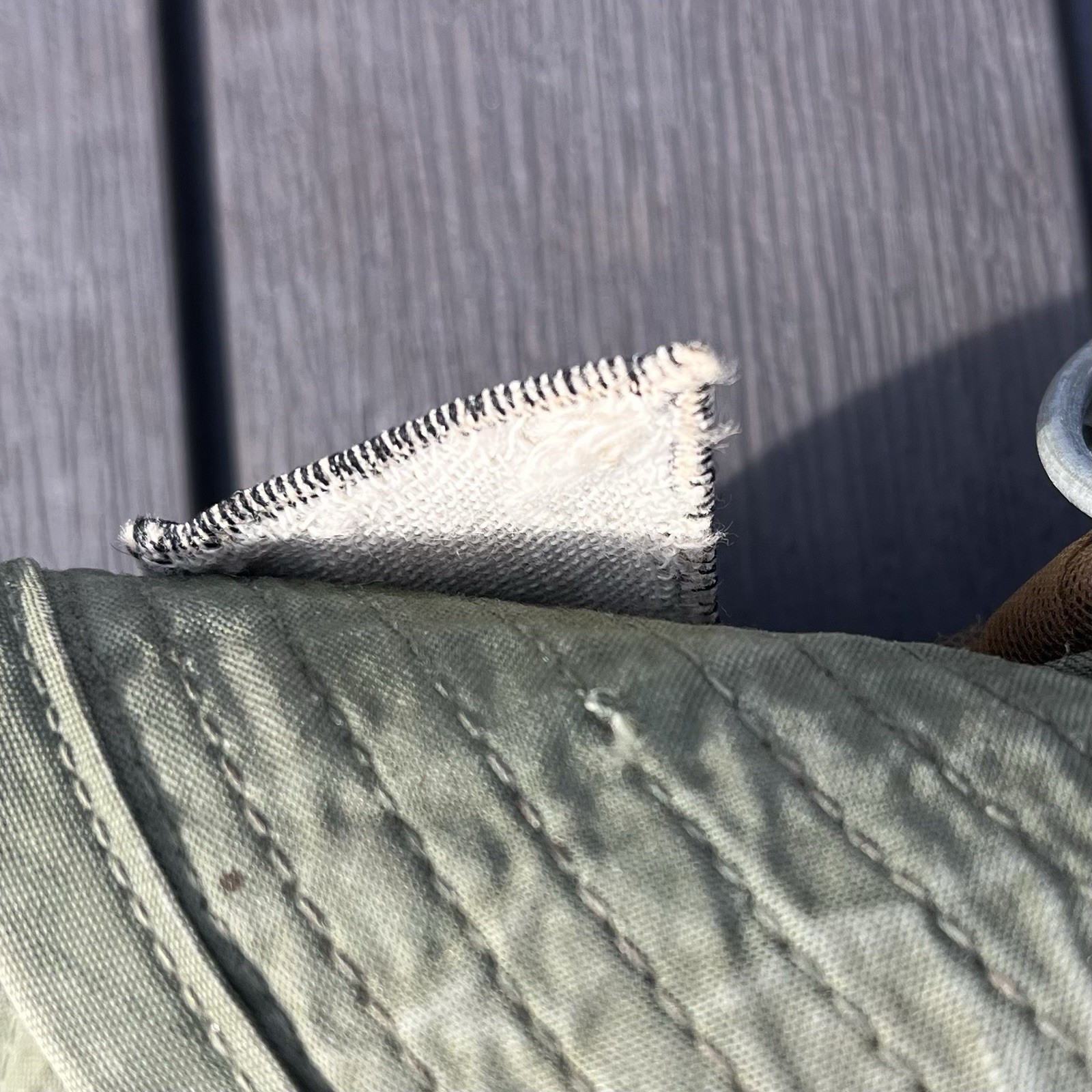 Vietnam War 5th Infantry Division Poplin Boonie Theatre Made Patch Grenade Pins