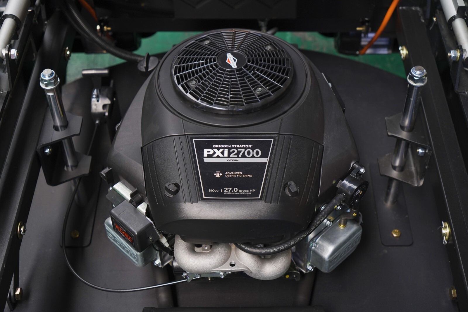 27 HP All Terrain Remote Control Off-Road Lawn Mower Adjustable Mowing Height