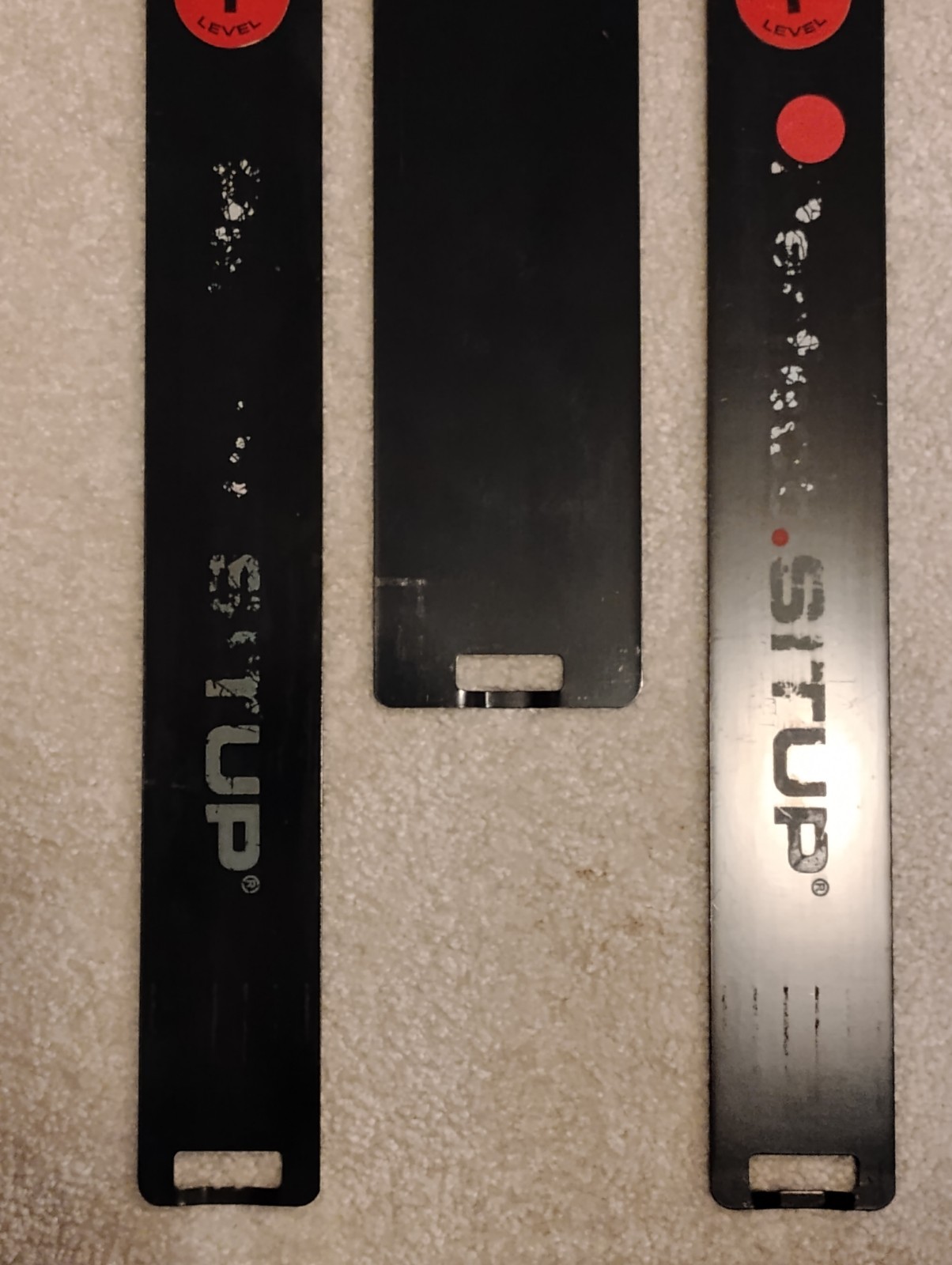 The Perfect Situp Machine Replacement Metal Head & Leg Bar Blade 3pc Set Fitness