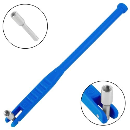 Car Tire Stem Valve Puller, No Scratch Vehicle Valve Core Insertion Blue
