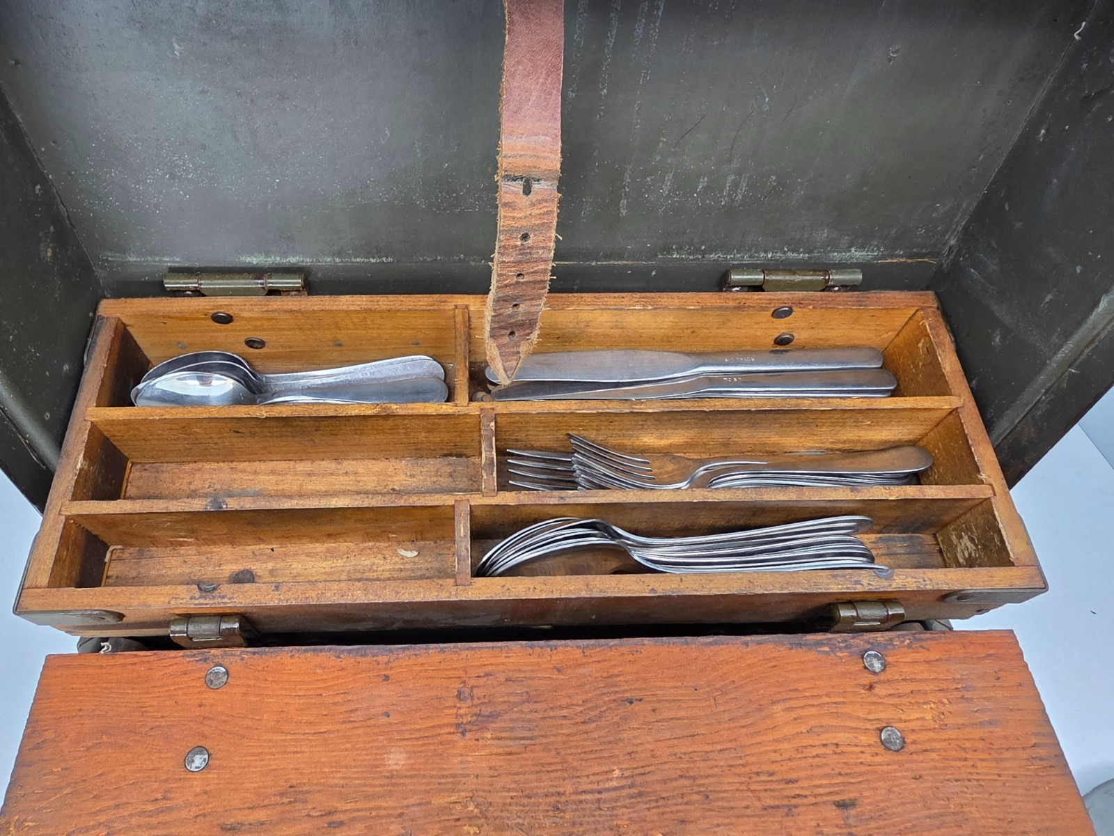 Vintage US Army Officers Mess Kit - Korean War Era 1950s