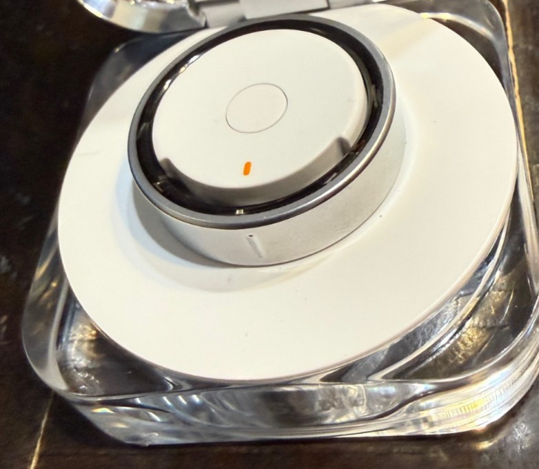 Samsung Galaxy Ring SM-Q502 Ring Size 12 - SILVER - UNTESTED - READ