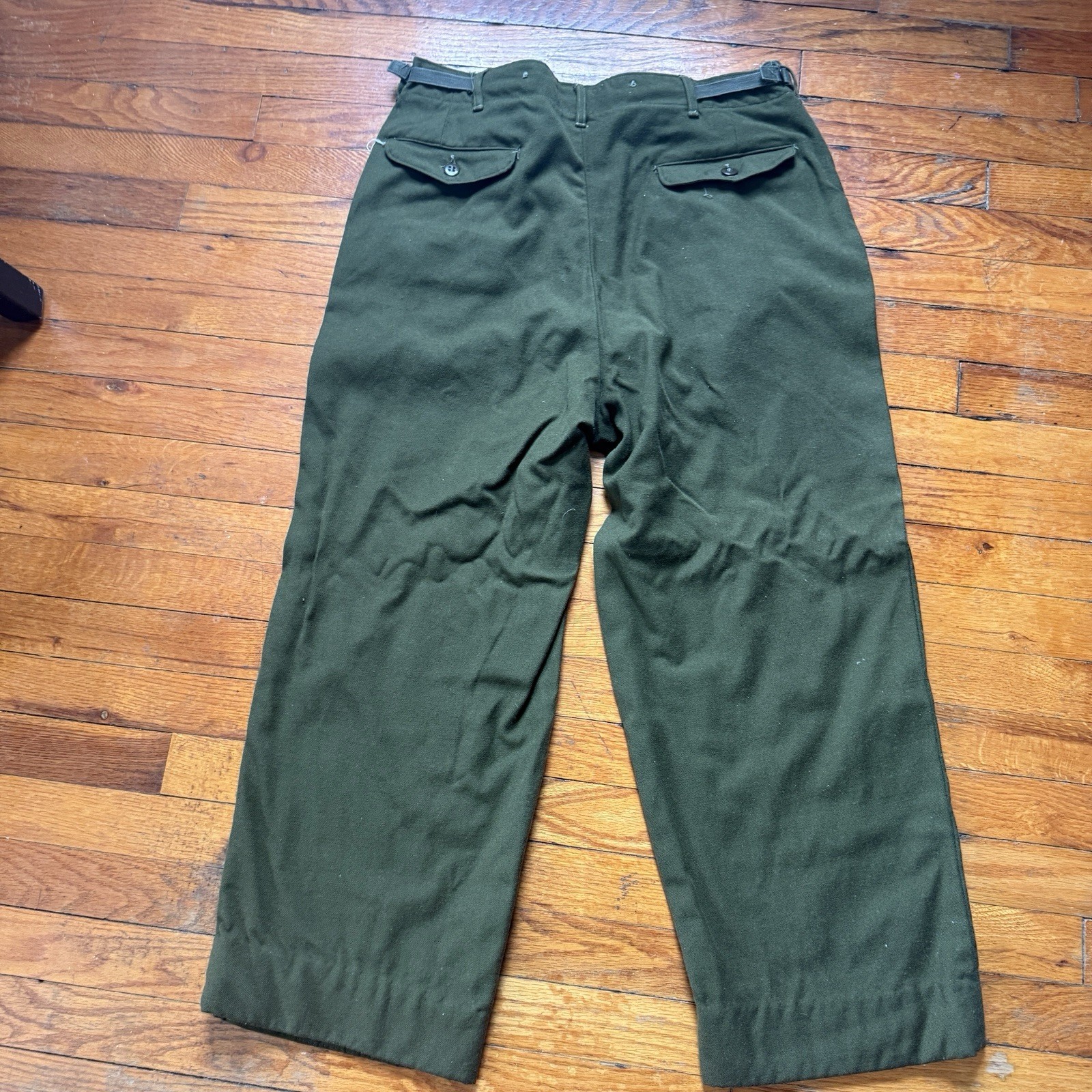 Vintage 1953 US Army M-1951 Wood Field Pants Trousers Reg MEDIUM Korean War Era