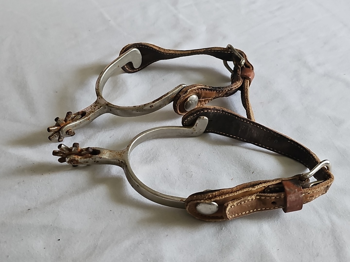 Vintage North & Judd 8 Point Cowboy Rodeo Riding Spurs