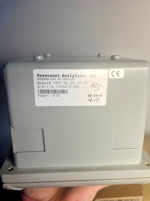 Rosemount Analytical PH/ORP 1057-02-22-32-42 Multi Parameter Analyzer Display