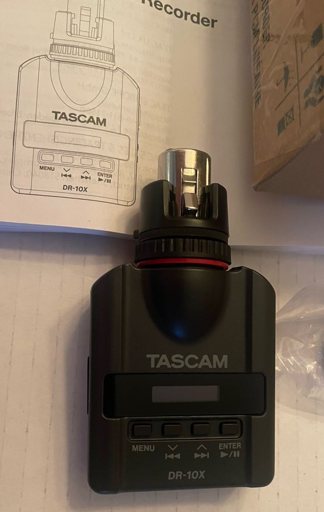 Handheld Microphone Plug On Audio Recorder