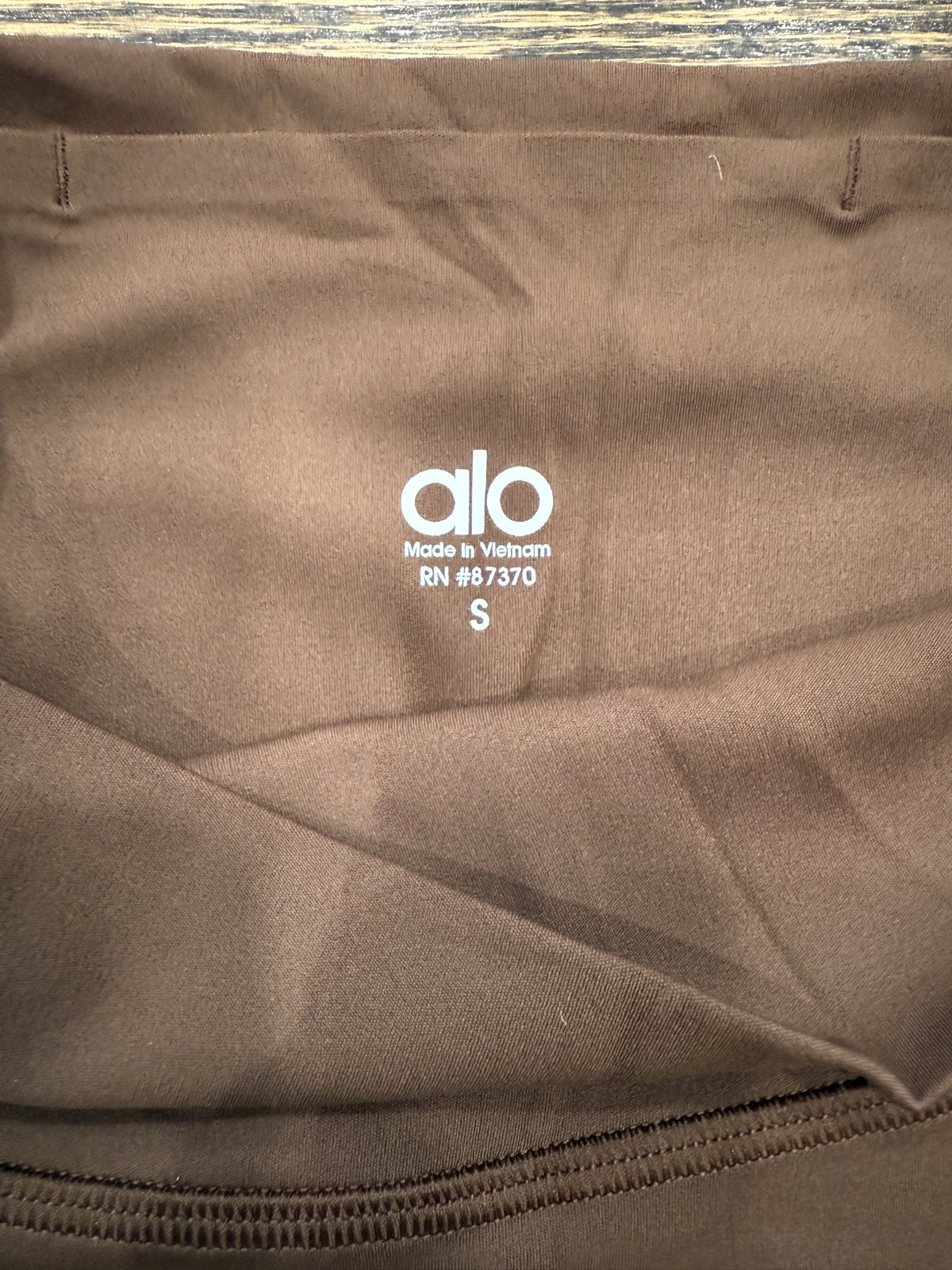 ALO Yoga High Waist Alosoft Leggings BROWN - Size SMALL