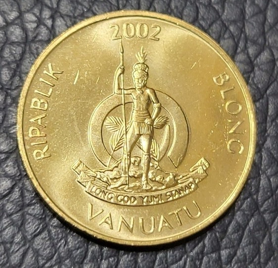 2002 Vanuatu 2 Vatu Coin
