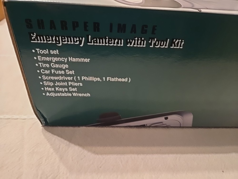 Sharper Image Emergency Lantern with Tool Kit Brand New