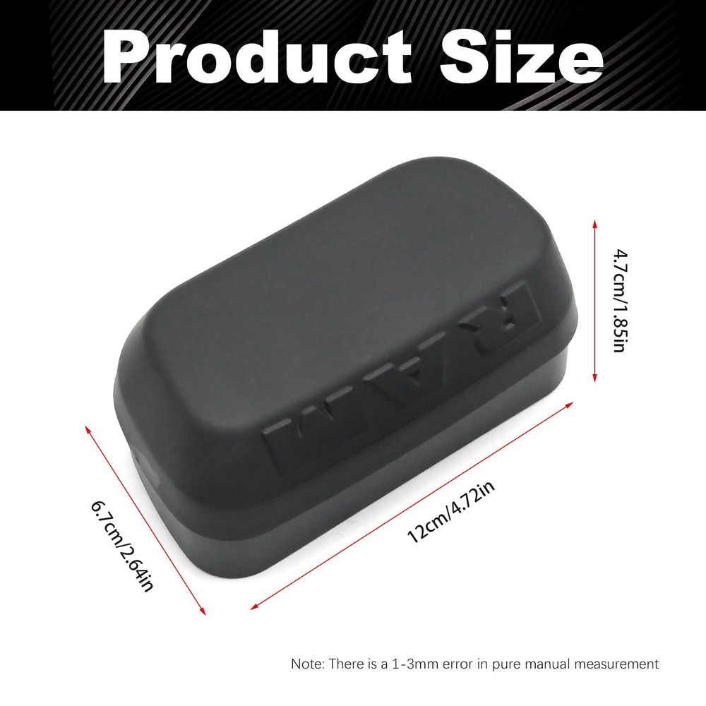 68193113AA 2 Pcs Running Board End Cap Side Step Replacement for Dodge RAM 1500