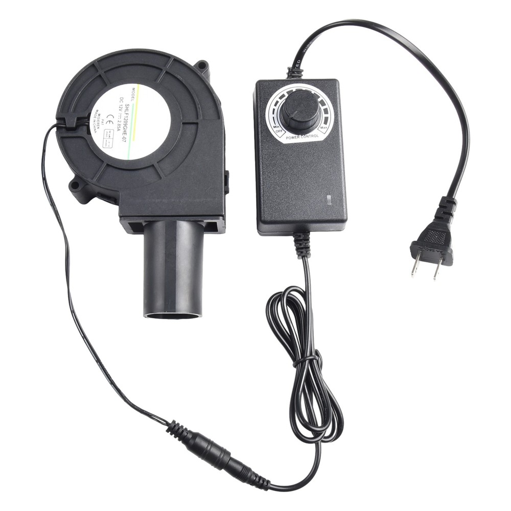 Powerful Airflow for Charcoal Grills 9733 DC Blower with Speed Controller