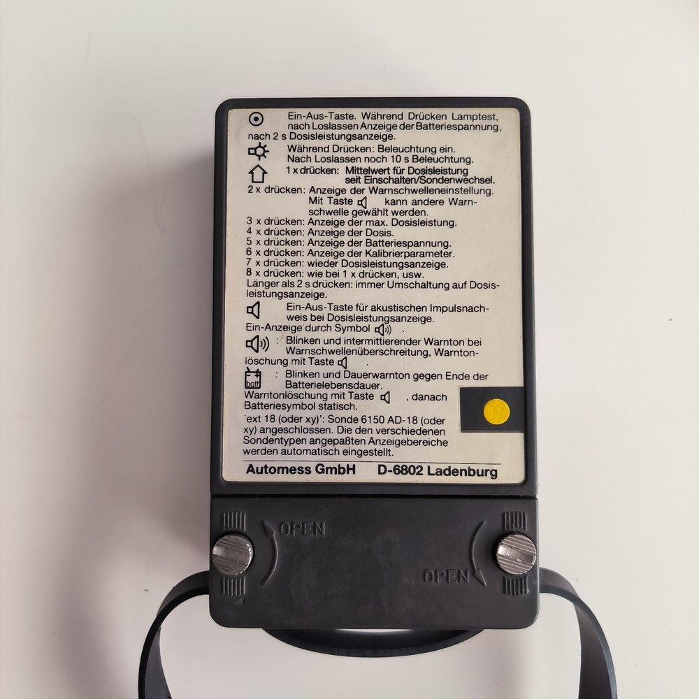 AUTOMESS 6150 AD 2 Dose Rate Meter