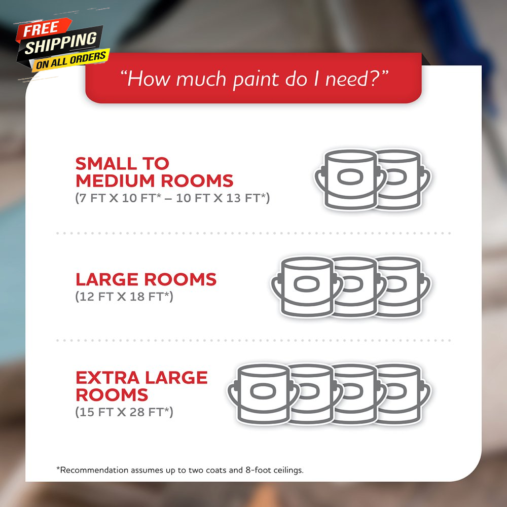 Glidden Fundamentals Grab-N-Go Interior Wall Paint, White, Eggshell, 1 Gallon ✅✅
