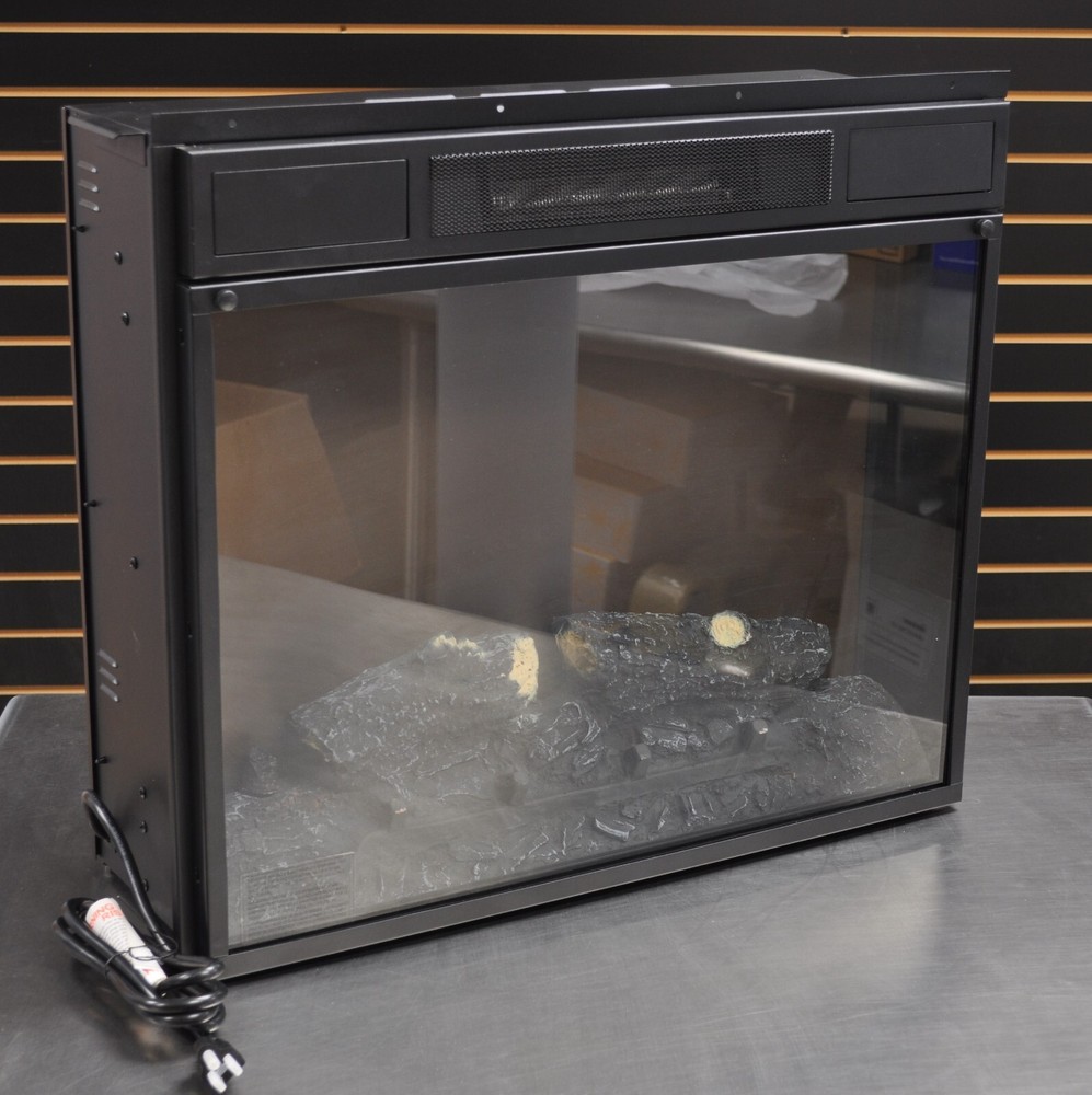 Murray Hill Electric Fireplace Insert, Black