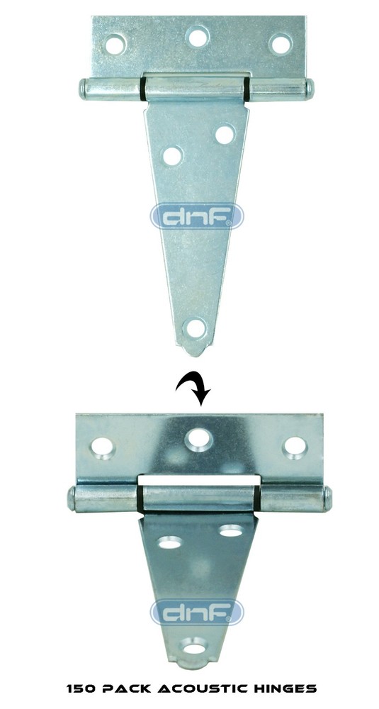 150 PACK 5" CHROME ACOUSTIC EQUIPMENT HINGE - FREE SAME DAY PRIORITY SHIPPING!