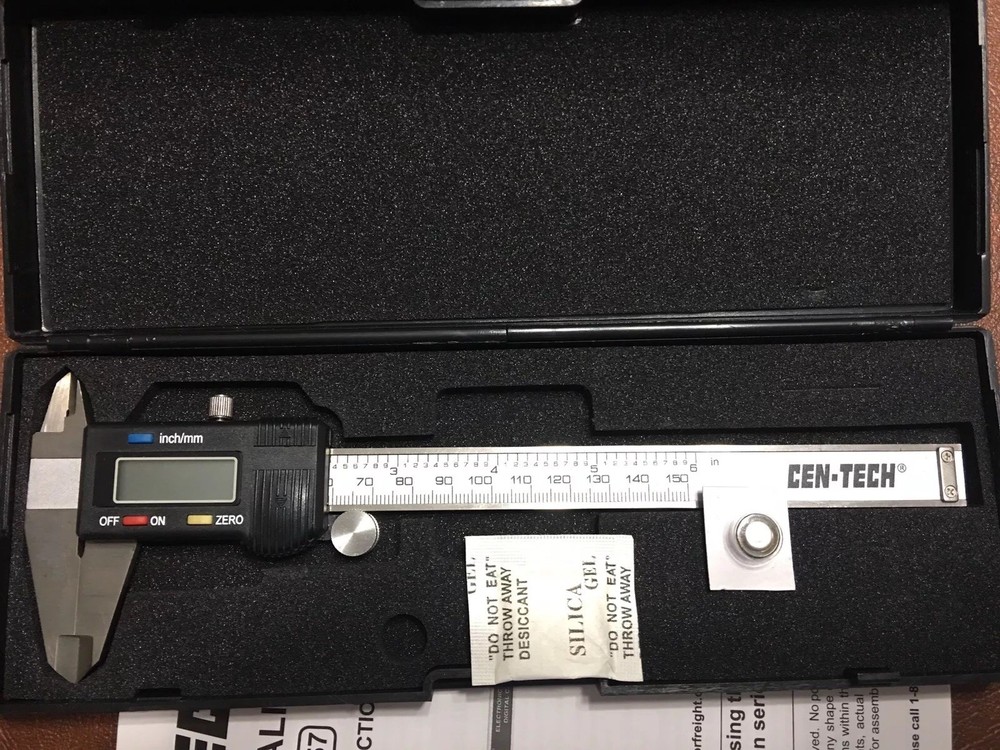 New CEN TECH 4 INCH Digital Caliper