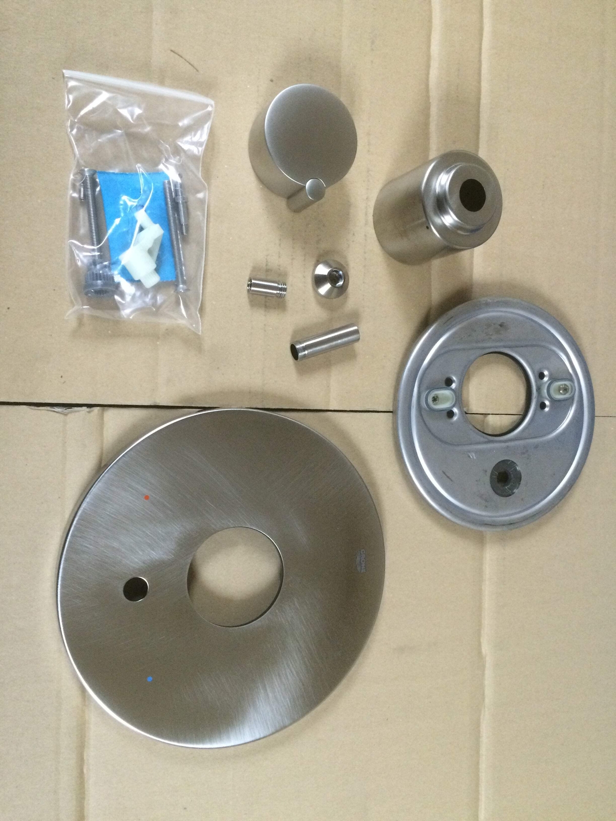 GROHE 19493EN0 TENSO PRESSURE BALANCE VALVE TRIM SET IN BRUSHED NICKEL (197725)