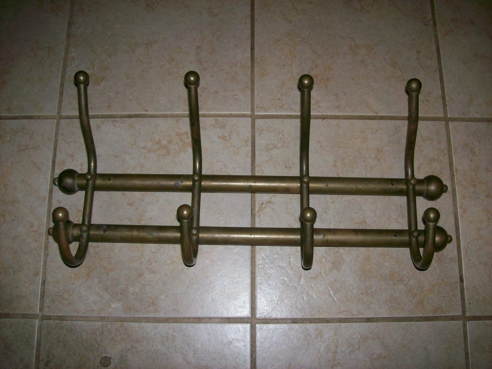 BRASS COAT RACK