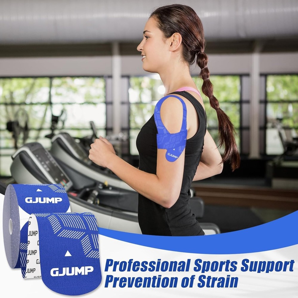 Elastic Kinesiology Tape Strips - 40 Rolls for Enhanced Athletic Performance