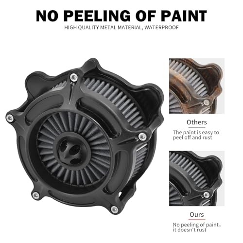 Air Filter Air Cleaner Intake Replacement Kit for Motorcycle Style C