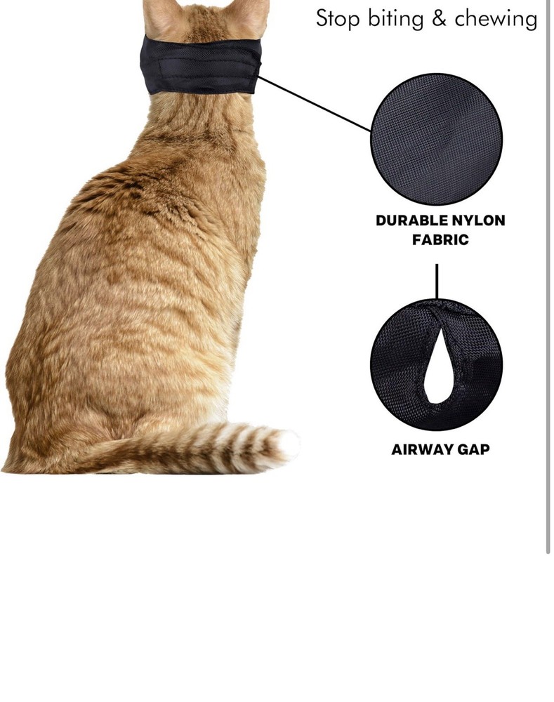 Durable Cat Grooming Bag & Muzzle* NO Scratching-Biting*Black Medium*