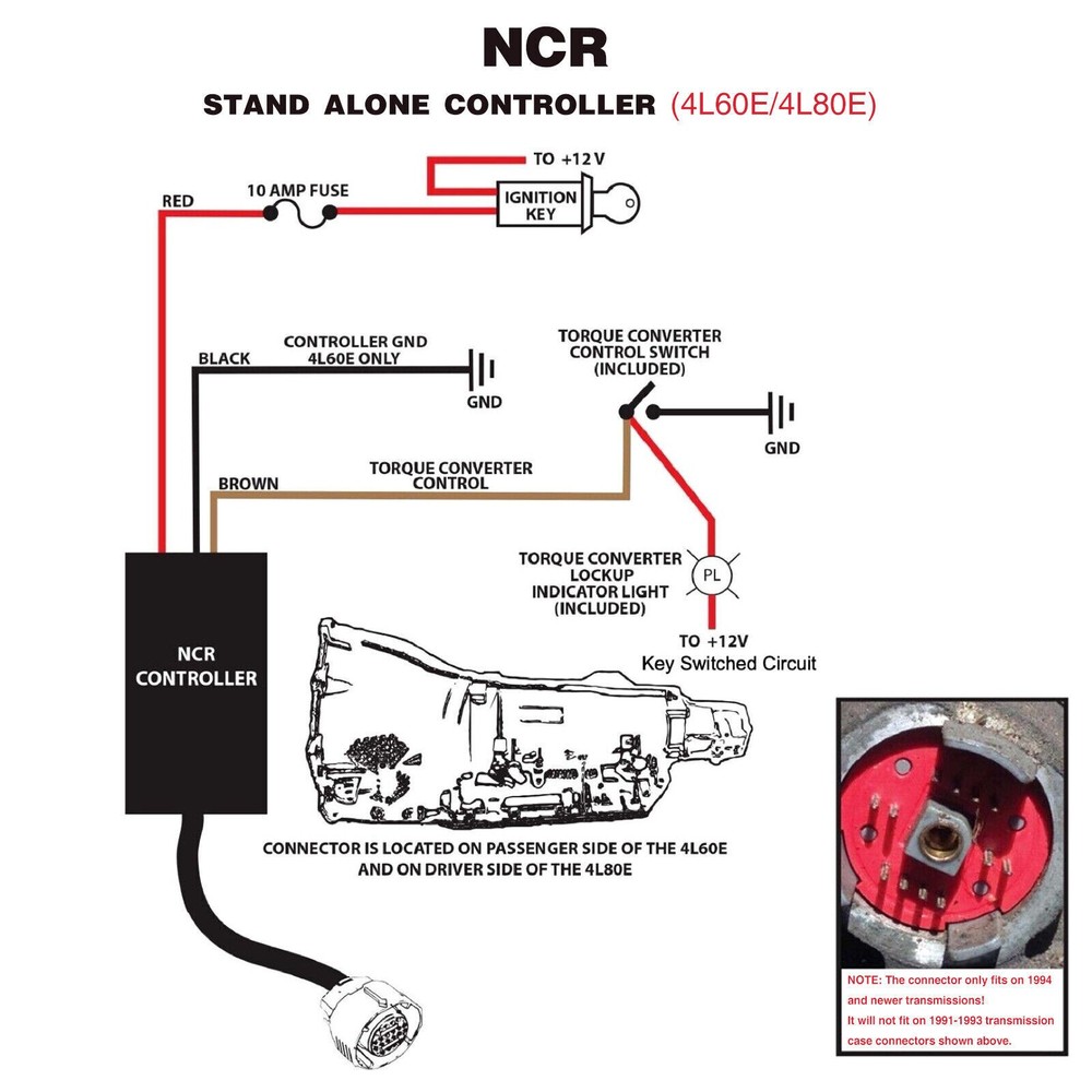 4L80E No Computer Needed Stand Alone Controller Manual Shifter Microcontroller,