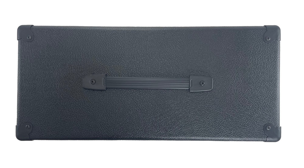 PROCRAFT 3U 9" Deep Rack Case in Black Tolex Wrap - Top Handle Black Hardware