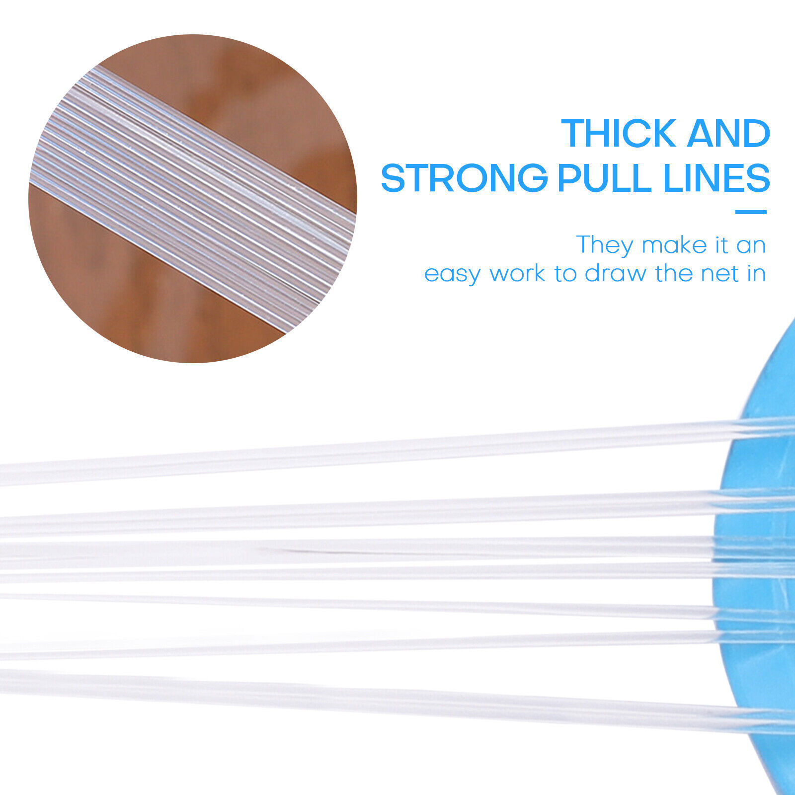 6/8/10/12/16/20FT Fishing Cast Net Bait Easy Throw Hand Cast Nylon Mesh