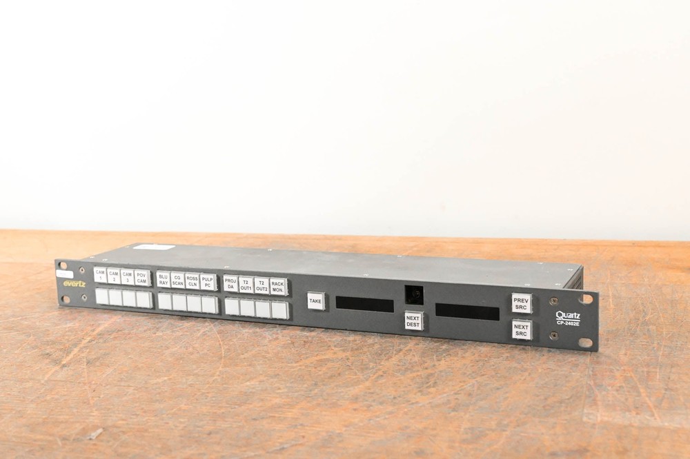 Evertz CP-2402E 1RU Remote Control Panel – 29-Button
