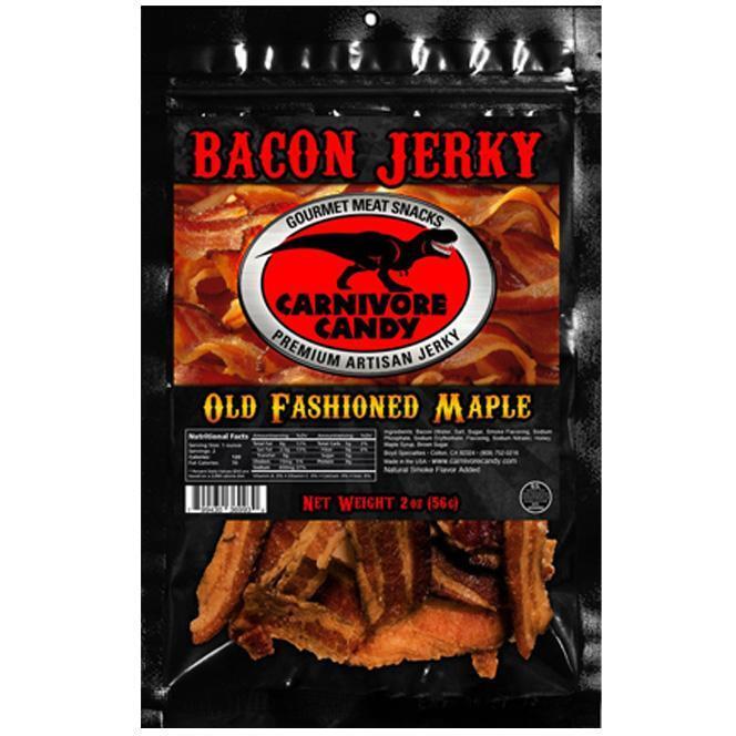 Carnivore Candy Old Fashioned Maple Bacon Jerky 2 OZ