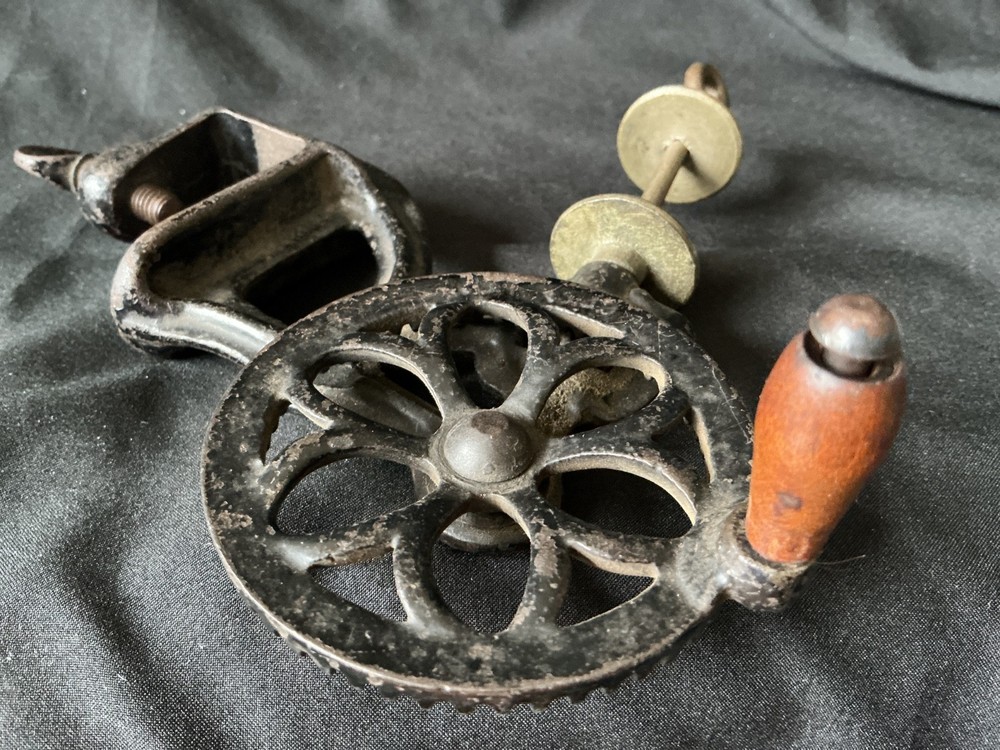 Antique Primitive Hand Crank Thread/Spool Winder