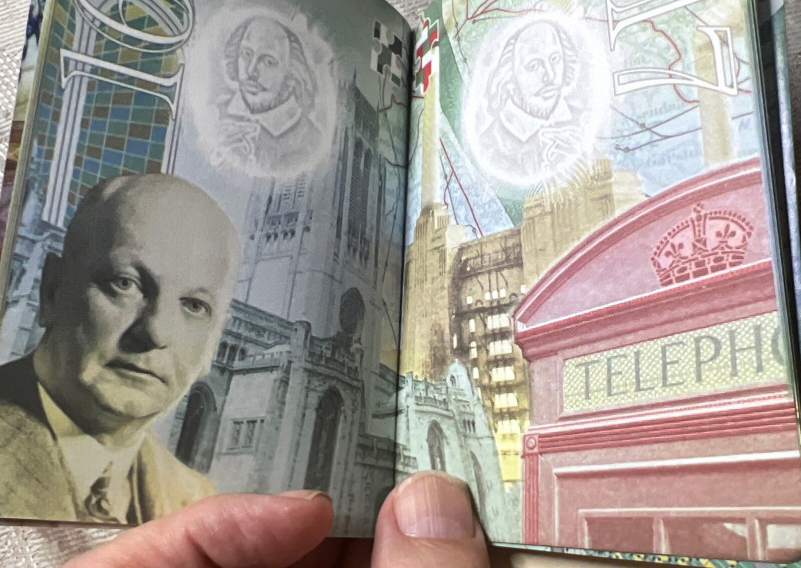 RETIRED - BRITISH - PASSPORT SIMULATION-PROP - Full COLOR - Passport- MOVIE PROP