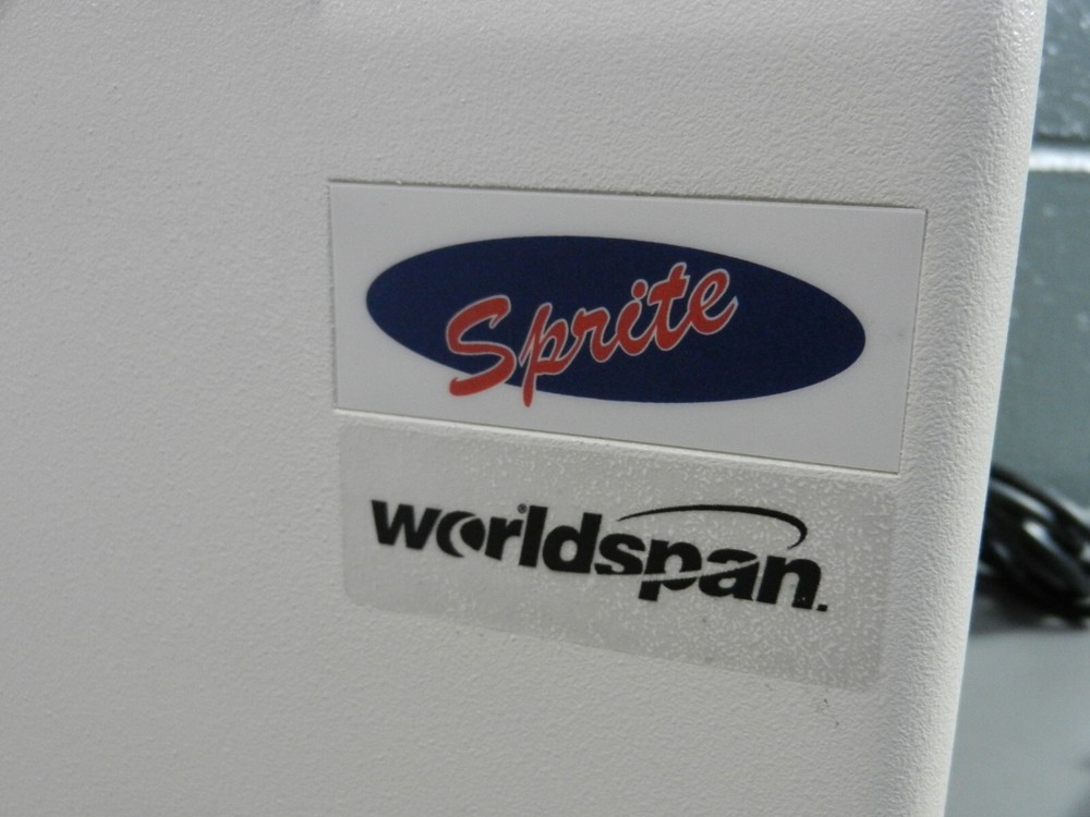 Unimark Sprite Worldspan Thermal Ticket/Boarding Pass Printer w Cables/Software