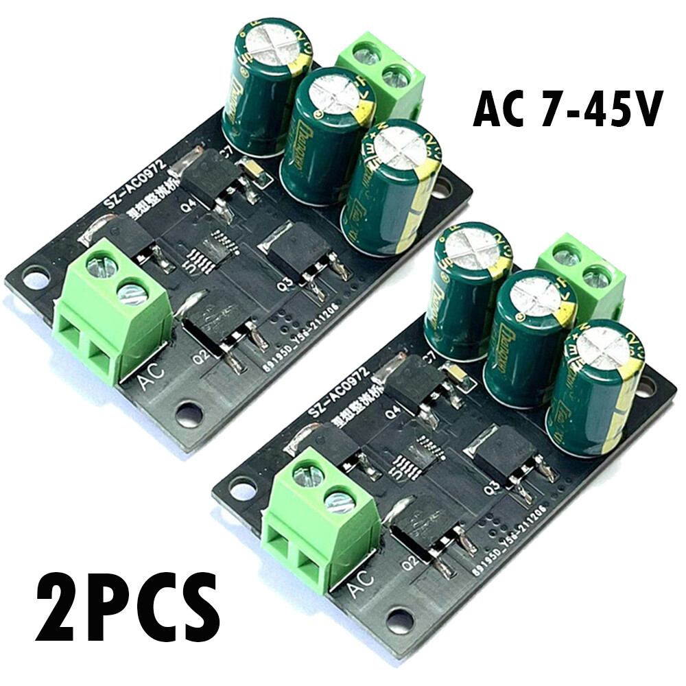 2 High Efficiency Ideal Diode Bridge Rectifier Filter Module Low Heat Generation