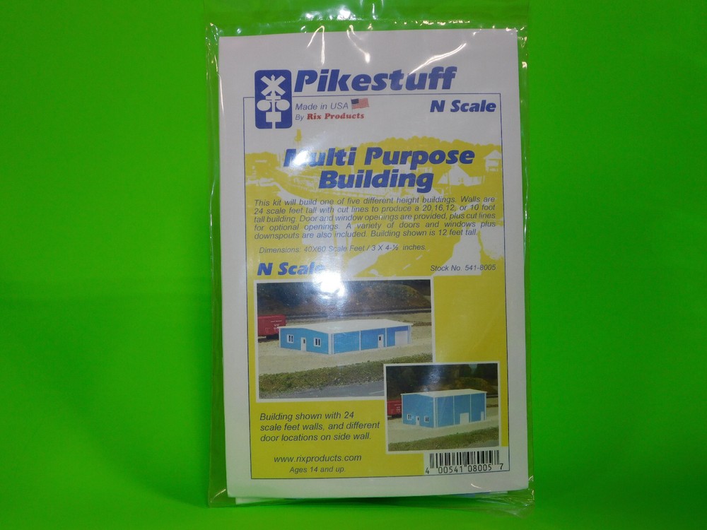 Pikestuff N Scale MULTI PURPOSE BUILDING #8005 NEW!!! 🏠