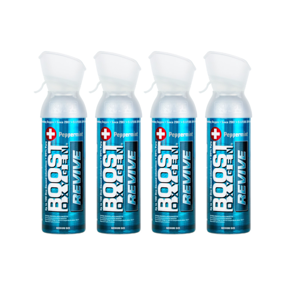 Boost Oxygen Medium Revive Peppermint Aroma 5L Canister | Respiratory Support