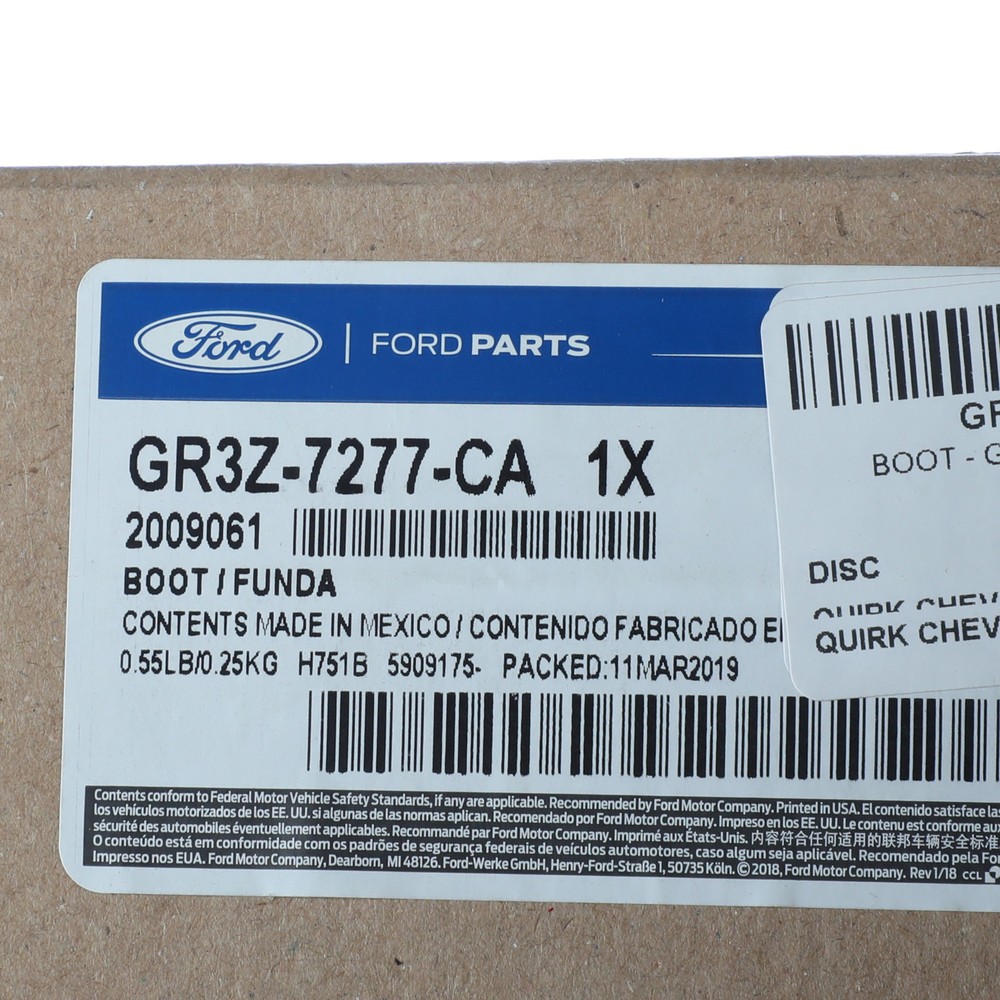 Genuine Ford Manual Transmission Shift Boot GR3Z-7277-CA