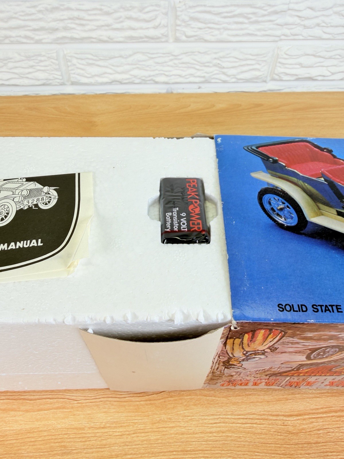 Vintage 1912 Simplex Car AM Transistor Radio Hong Kong NOS w Box