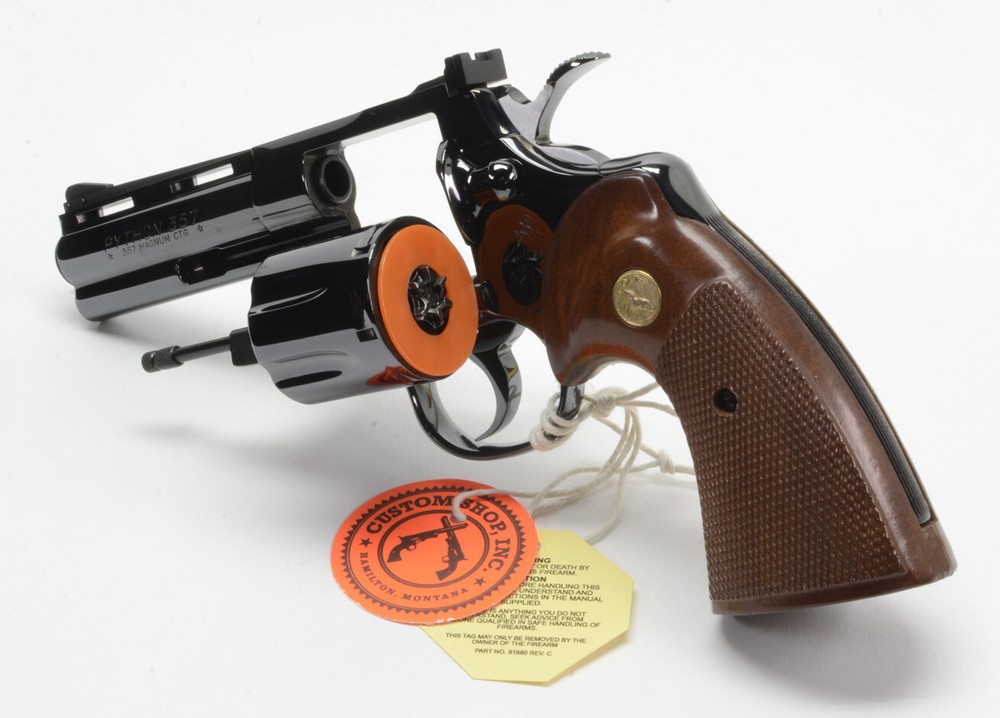 Colt Python, King Cobra, Trooper, .357 Mag Cylinder Protector Ring. NOS Orange