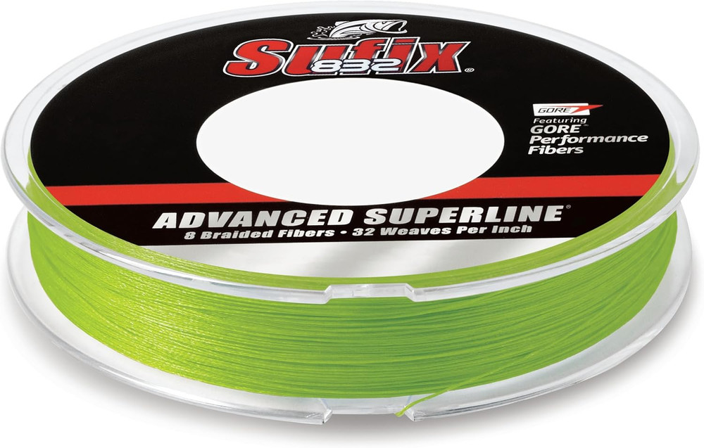832 Braid 40 Lb Neon Lime 300 Yards