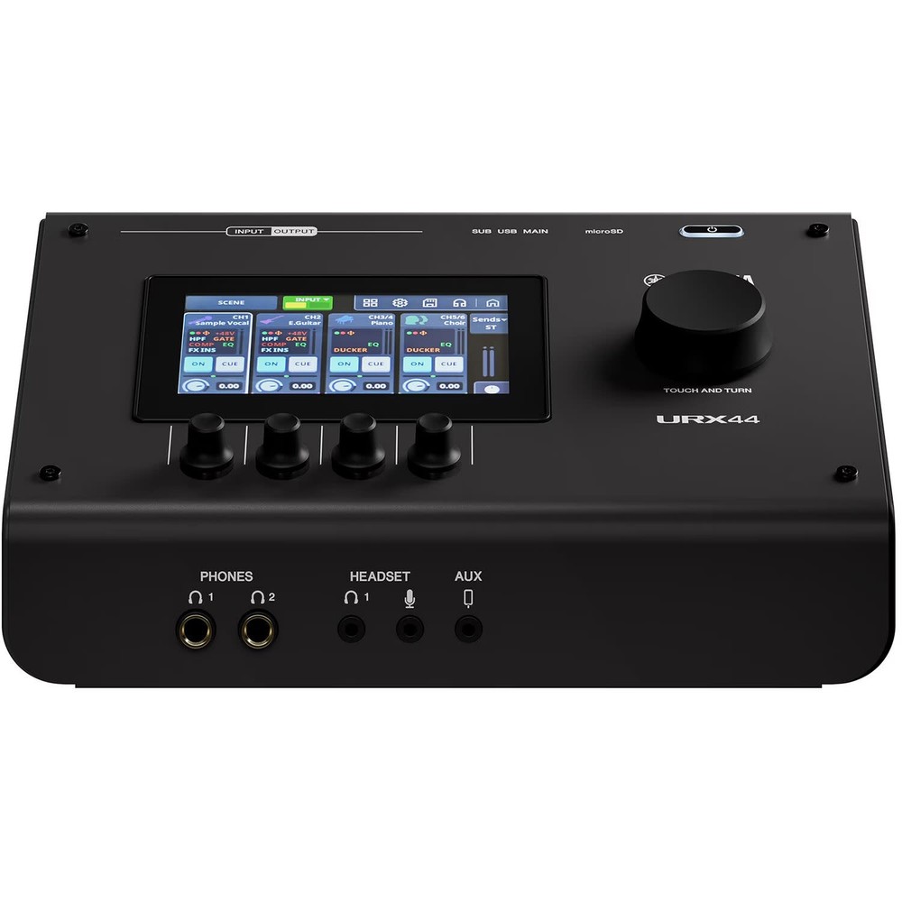 Yamaha URX44 USB-C Audio Interface, Black