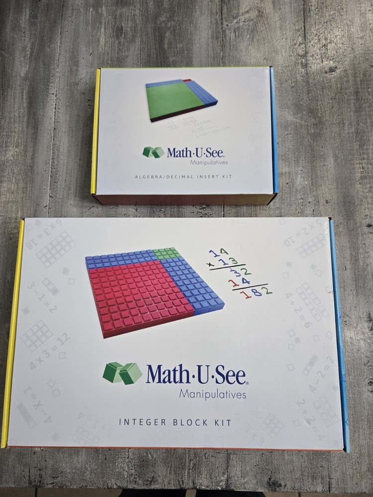 Math U See Manipulatives, Integer Block, Algebra 1 Paperback