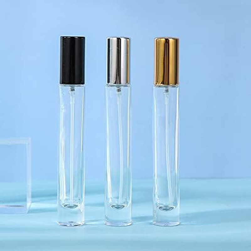 5 Pack 10Ml Glass Perfume Atomizer,Empty Perfume Bottles Mini Spray Bottle Plast
