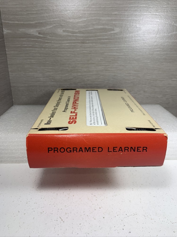 Vintage Self Hypnotism Box Programmed Learner Course - Educational Publ. NY