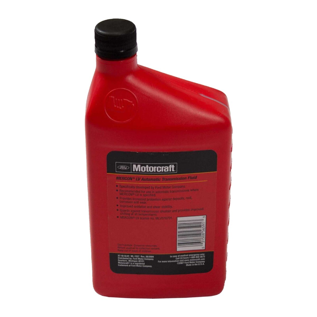 Motorcraft XT10QLVC Mercon LV Automatic Transmission Fluid, 12 Quart Case