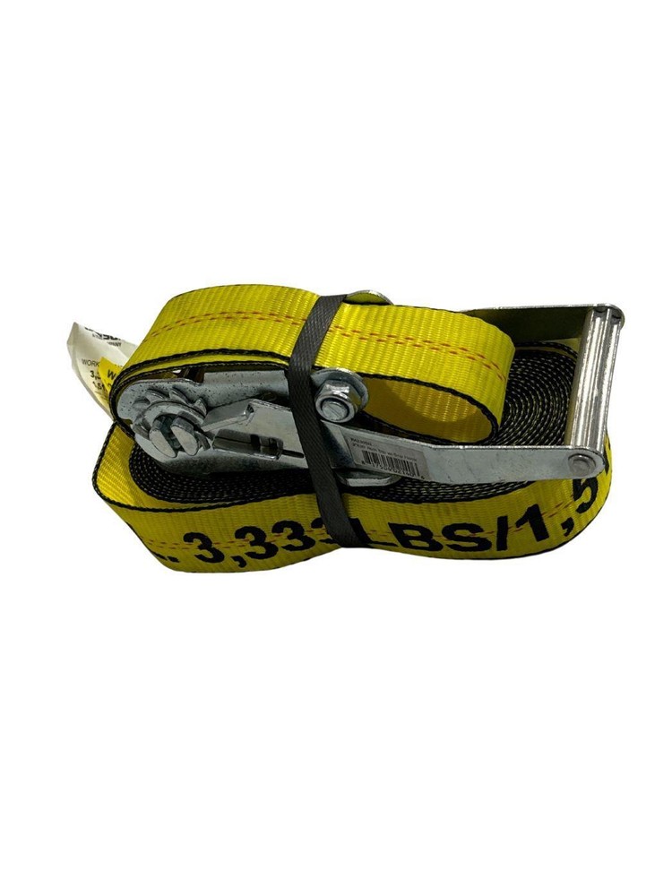 2”X30’ Ratchet Strap with Snap Hooks 2 Pack