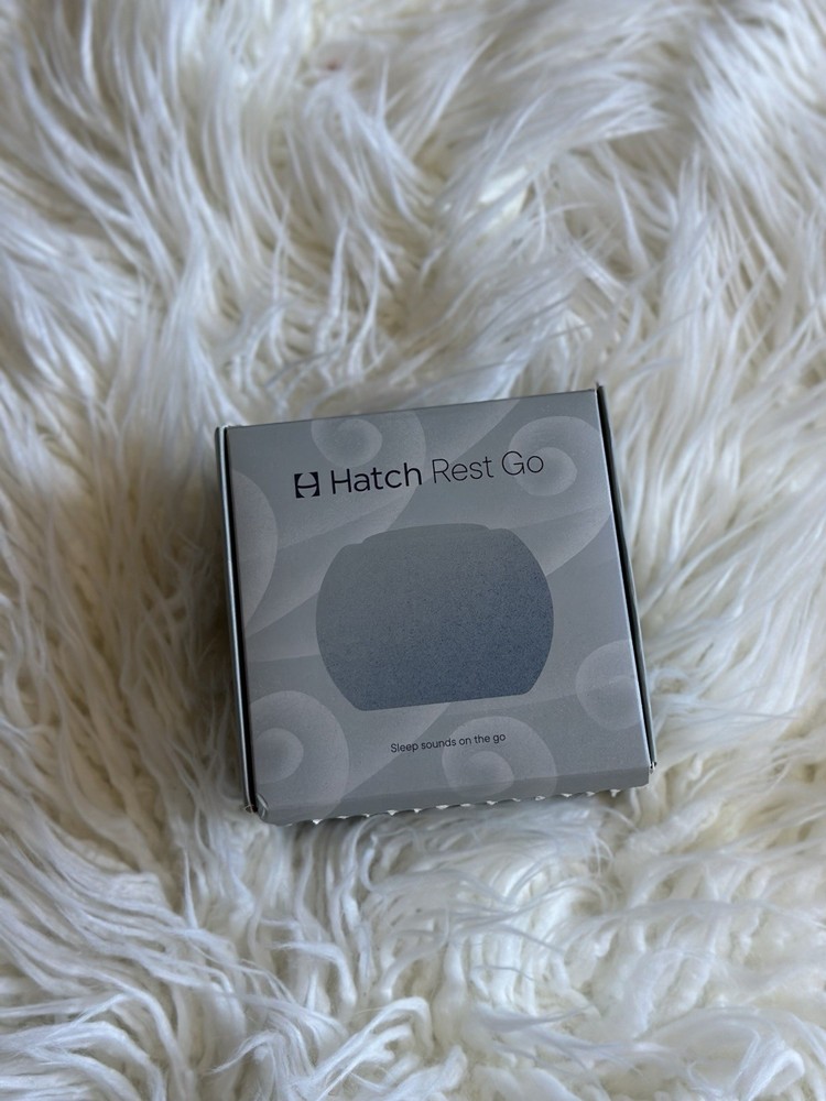 Hatch Rest Go Sound Machine for Babies color slate