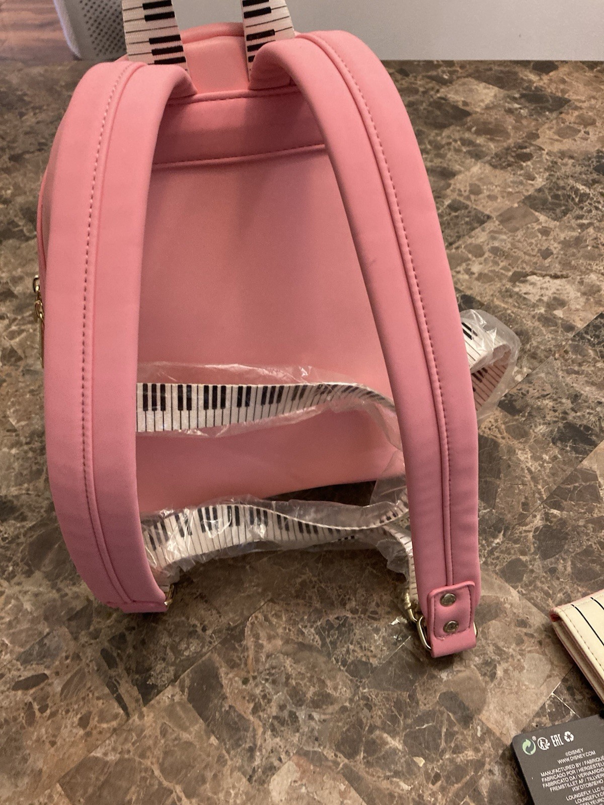 Loungefly Disney Mini Backpack The Aristocats Piano Kitties Pink With Wallet