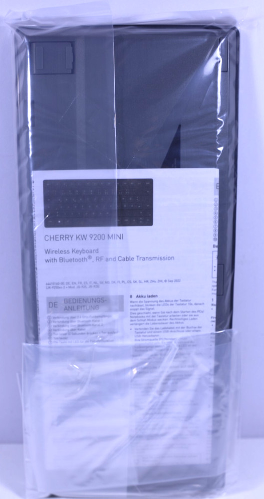 Genuine CHERRY KW 9200 Mini Wireless Slim Keyboard – Black – Multi‑Device